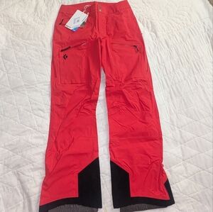 ⛷️🏂 Black Diamond Recon LT Stretch Ski Pants - Women's - Small / Coral Red NWT